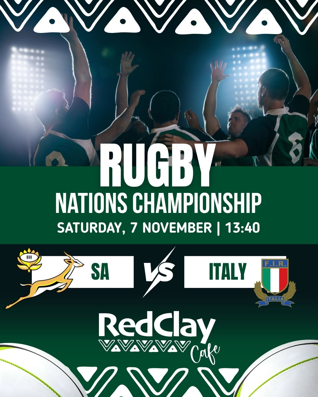 Live Rugby: Springboks vs Italy