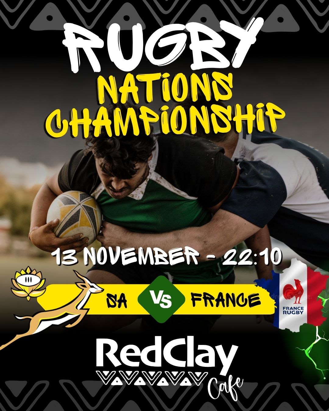 Live Rugby: Springboks vs France
